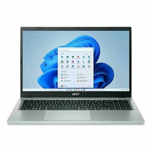 Ноутбук Acer Extensa 15EX215-33, 15.6, i3 N305, 8 Гб, SSD 256 Гб, UHD, noOS, серебристый