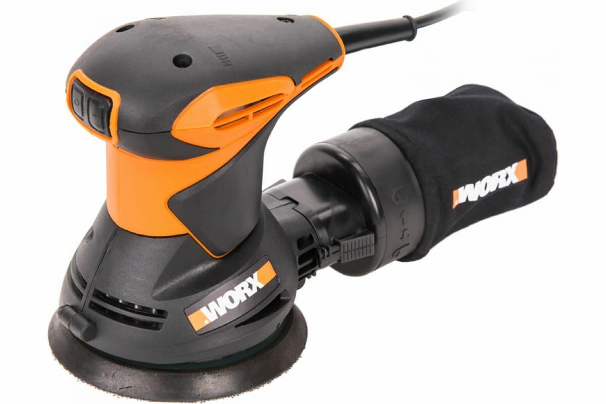 Эксцентриковая шлифовальная машина сетевая WORX WX652.1 орбитальная шлифмашина электрическая