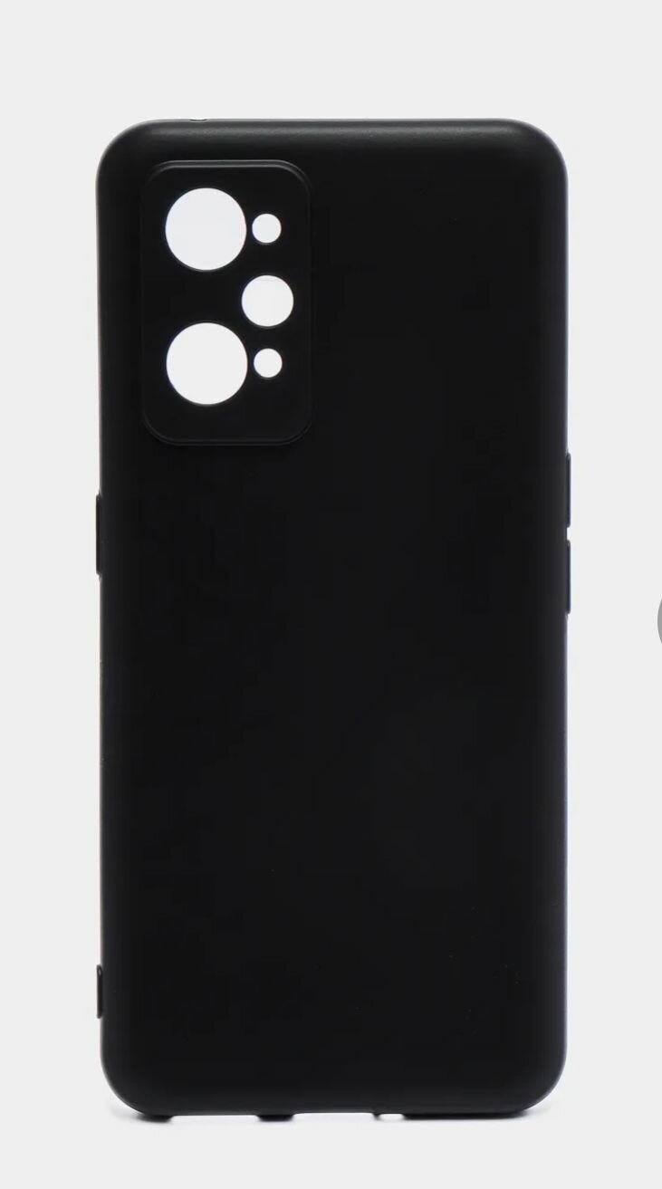 Realme GT2, Neo 2 / GT Neo 3T Реалми ГТ 2, Нео 2 и Рилми Джи Ти Нео 3Т силиконовый чёрный чехол