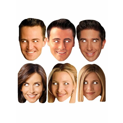 фото Набор масок сериал друзья friends, картон fun mask