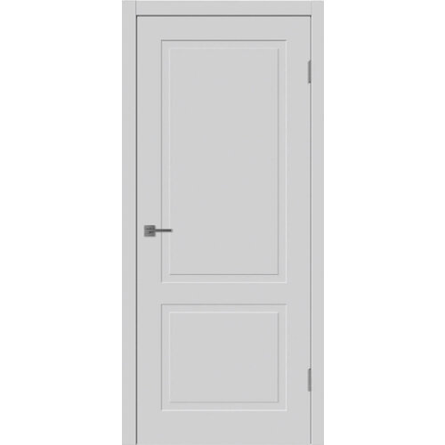 Межкомнатная дверь VFD Флэт ДГ, эмаль cotton 1900*550. Комплект (полотно, коробка, наличник)