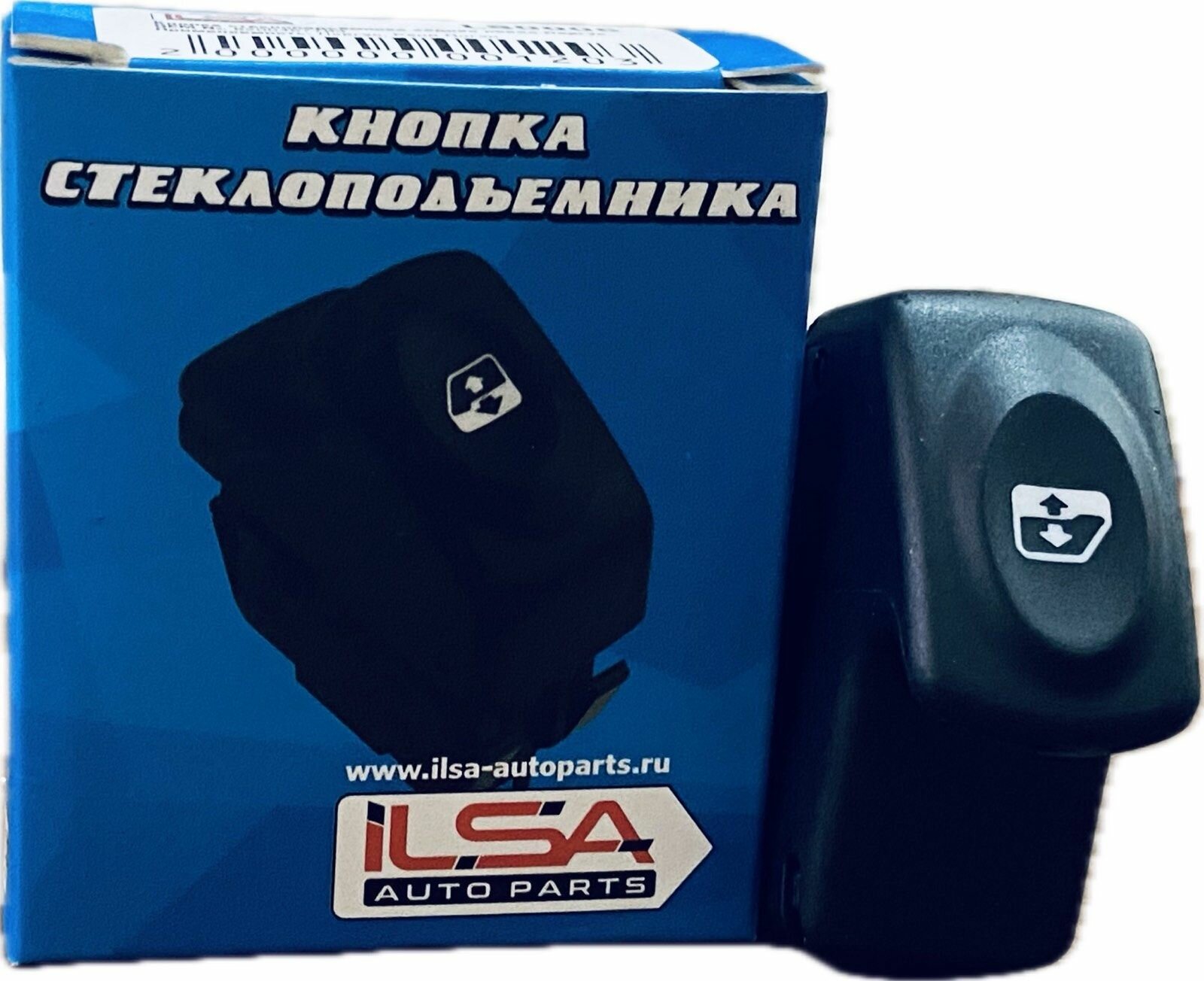 Выключатель (кнопка)стеклоподъёмников(одиночный) задний левый Лада Largus, Renault Logan — фото 1