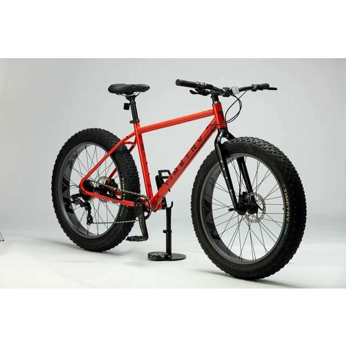 фото Велосипед фэтбайк fatbike time try tt222/8s 26" алюминиевая рама 19.5" гидравлический тормоз, красный