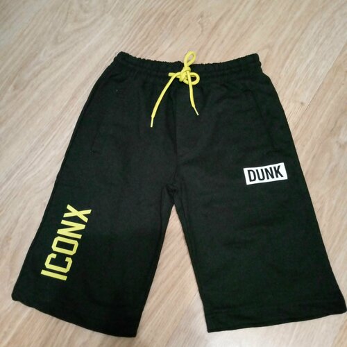 фото Шорты шорты для мальчика, размер 140/60, черный нет бренда