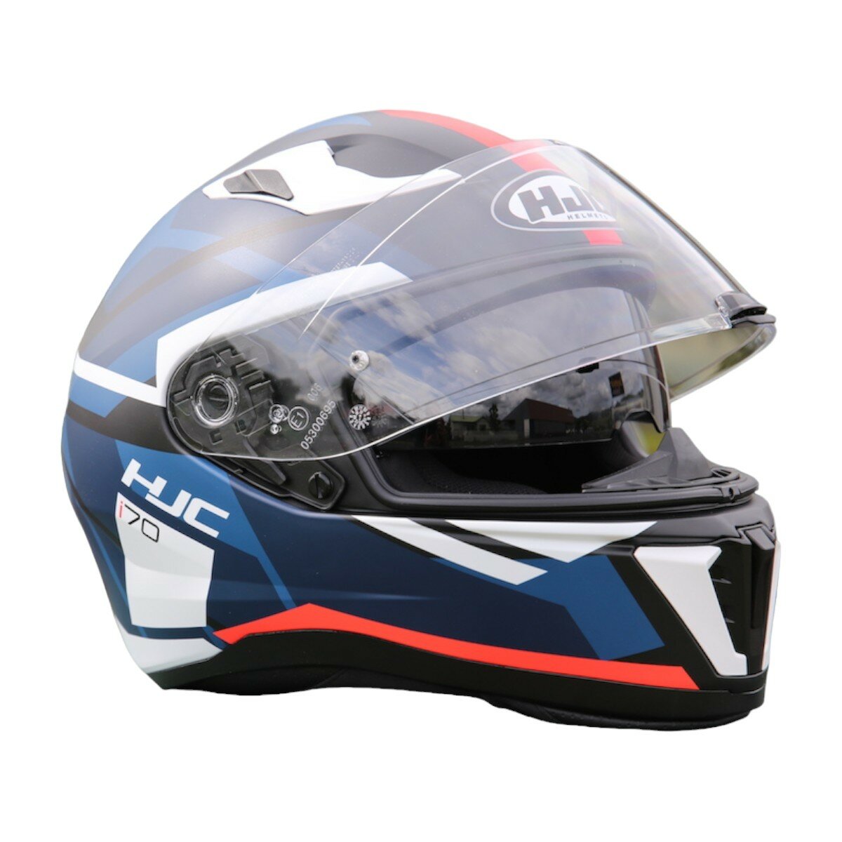 Визор HJ-31 для мото шлема мотоциклиста HJC i70 на мотоцикл скутер мопед квадроцикл, прозрачный