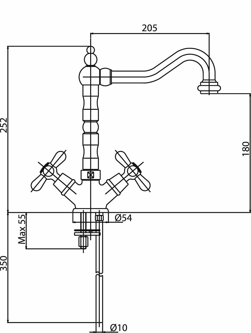 Душевая дверь Cezares Anima-BF-2-160-C-Cr