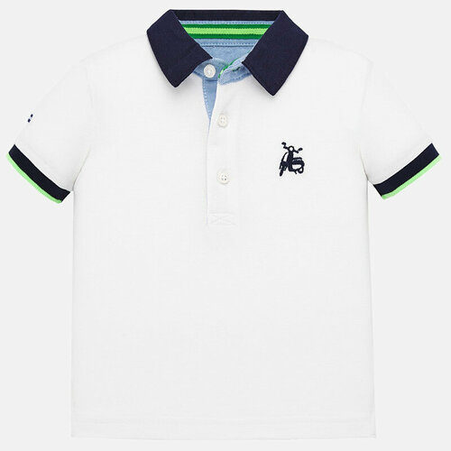 фото Поло mayoral, размер 98 (3 года), белый