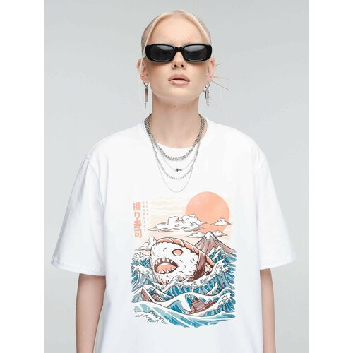 фото Футболка nakama, размер l-xl, белый