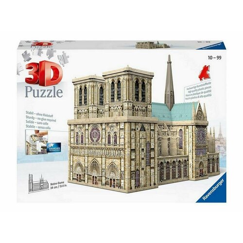 3D Пазл Ravensburger Нотр Дам пазл ravensburger нотр дам 16345 1500 дет