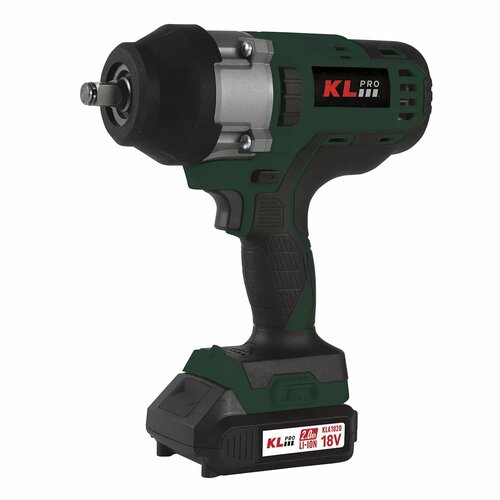 Профессиональный бесщеточный гайковерт аккумуляторный KLPRO KLSS18BHX-20 18В Li-ion-2шт 20Ач 800Нм 2 скорости подсветка ЗУ в кейсе 3392000₽