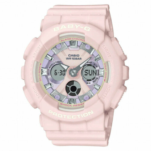 фото Наручные часы, розовый casio baby-g