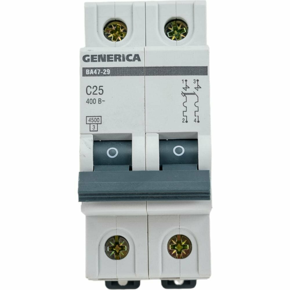 Generica MVA25-2-020-C Автоматический выключатель двухполюсный 20А (4.5 кА, C) Упаковка (6 шт.) IEK - фото №11