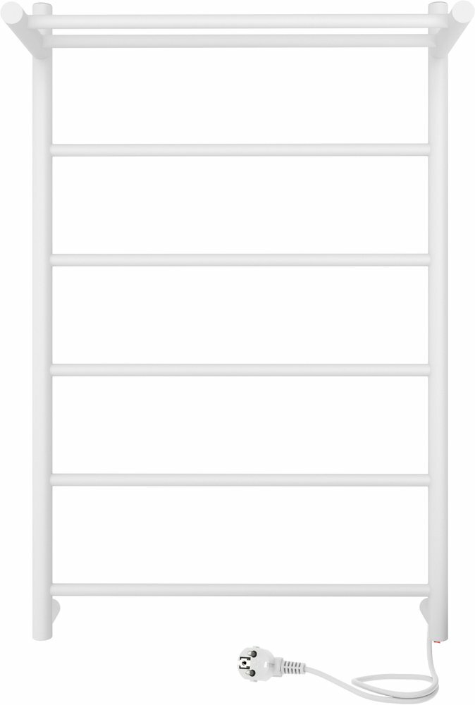 Полотенцесушитель электрический Indigo Line LСLE80-50WMPR с полкой, белый матовый