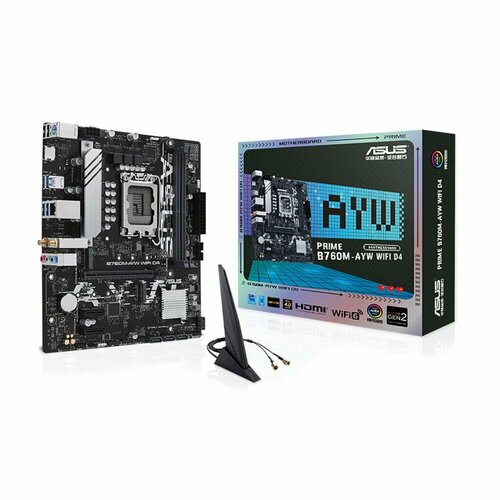 Материнская плата Asus B760M-AYW LGA1700 WIFI DDR4 1500000₽