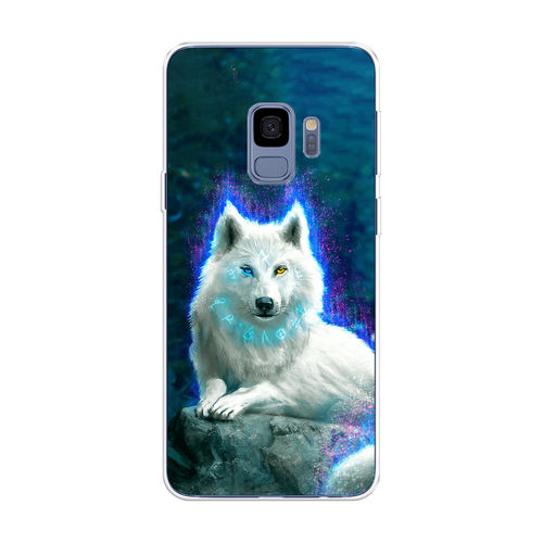 Силиконовый чехол на Samsung Galaxy S9 / Самсунг Галакси S9 Белоснежный волк чехол пластиковый samsung galaxy s9 белоснежный волк