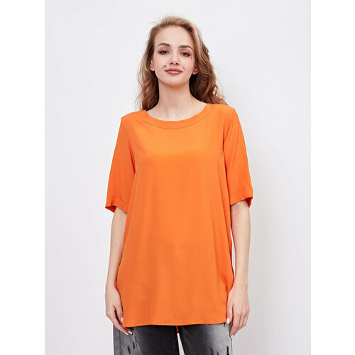 Блуза SFIZIO, размер 50, оранжевый