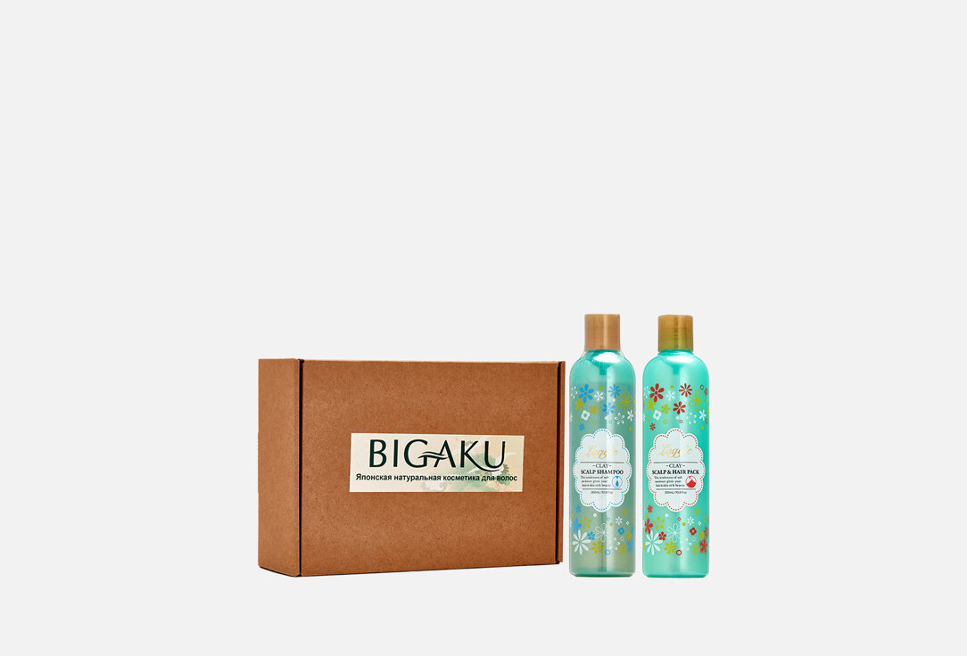 Набор для стимуляции роста волос BIGAKU, Laggie Clay Scalp 1шт
