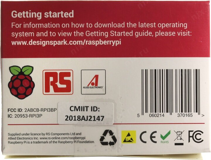 Мини ПК RASPBERRY NUC Pi 3 Model B+, Broadcom BCM2837B0, LPDDR2 1ГБ, CR, noOS [ra433] - фото №19