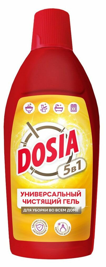Гель чистящий Dosia Универсальный 5 в 1, 450 мл - фото №1