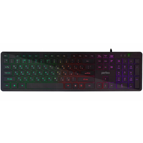 Клавиатура проводная с подсветкой Smartbuy ONE 240 USB черная (SBK-240U-K) (1/20)