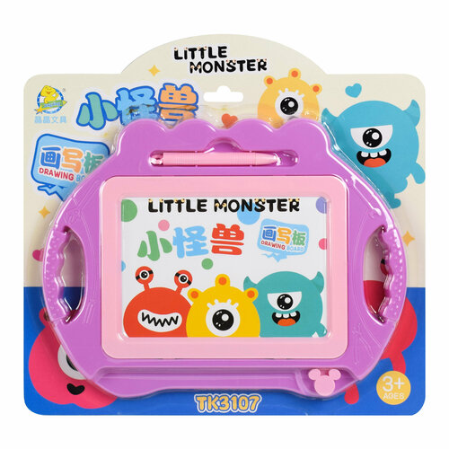 Детская магнитная доска планшет для рисования для детейрозовый 470₽