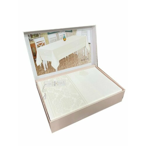 Скатерть RACHEL (молочный, 160х420)