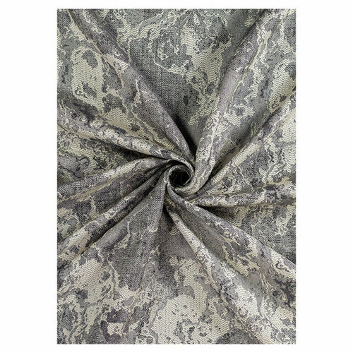 Штора портьерная на шт ленте legrand карара жаккард 160х260см серая арт58116231 7008₽