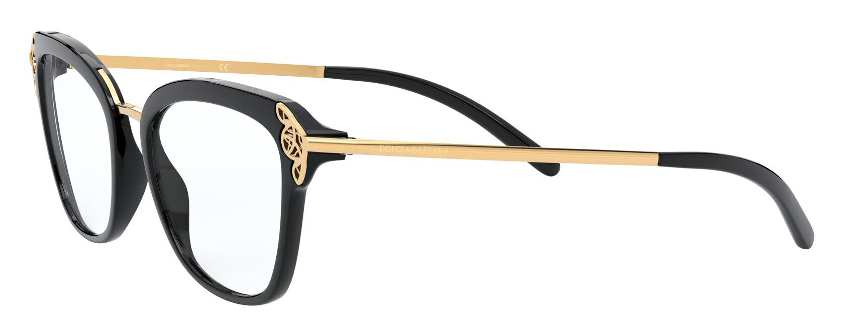 Изображение Женская оправа для очков Dolce & Gabbana DG 5052 501, цвет: черный, бабочка, нейлон