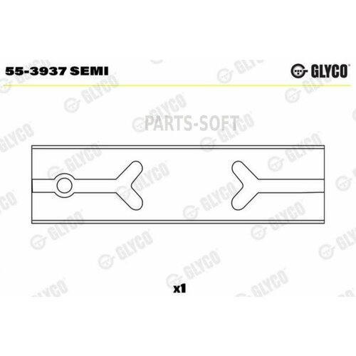 GLYCO 55-3937 SEMI Втулка шатуна