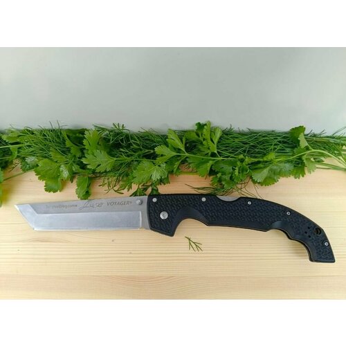 фото Нож складной cold steel voyager large, с клипсой,