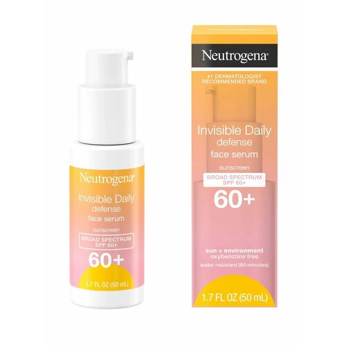 Neutrogena, Солнцезащитная крем сыворотка для лица SPF 60 50 мл