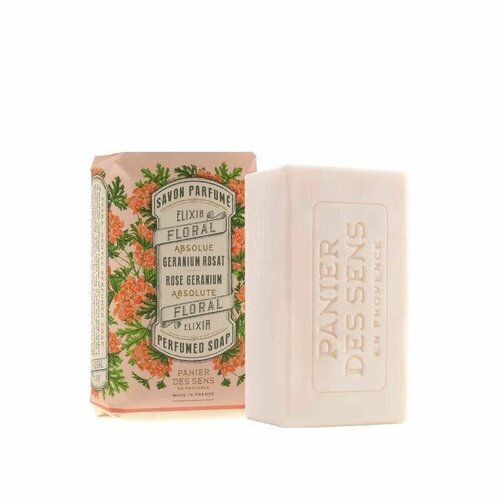 PANIER DES SENS Мыло Absolutes Perfumed Soap Rose Geranium