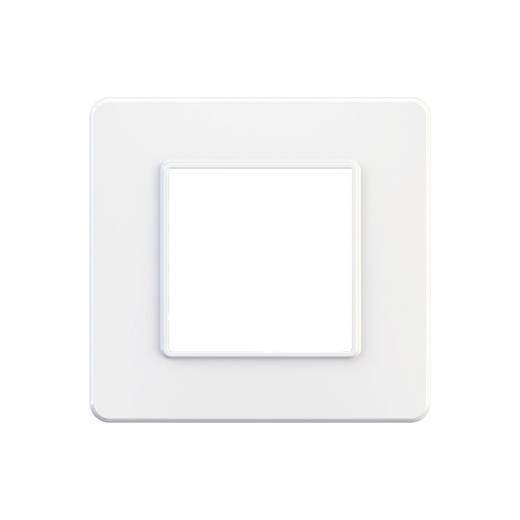 фото Рамка Terneo однопостовая белая