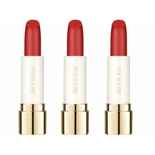 Помада для губ Focallure, Pure Matte Lipstick, тон RD03, 3,7 гр, 3 шт.