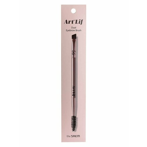 Кисть косметическая 56, Art'Lif Dual Eyebrow Brush 56, THE SAEM аксессуары для макияжа golden rose кисть для бровей eyebrow brush