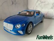 Детская игрушка металлическая инерционная модель , Bentley Continental GT (Бентли Континенталь ДжэйТи) / Масштаб 1:24