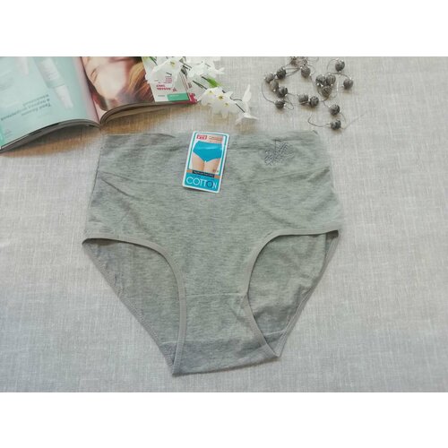 фото Трусы holiday cotton couture, размер 52/54, серый