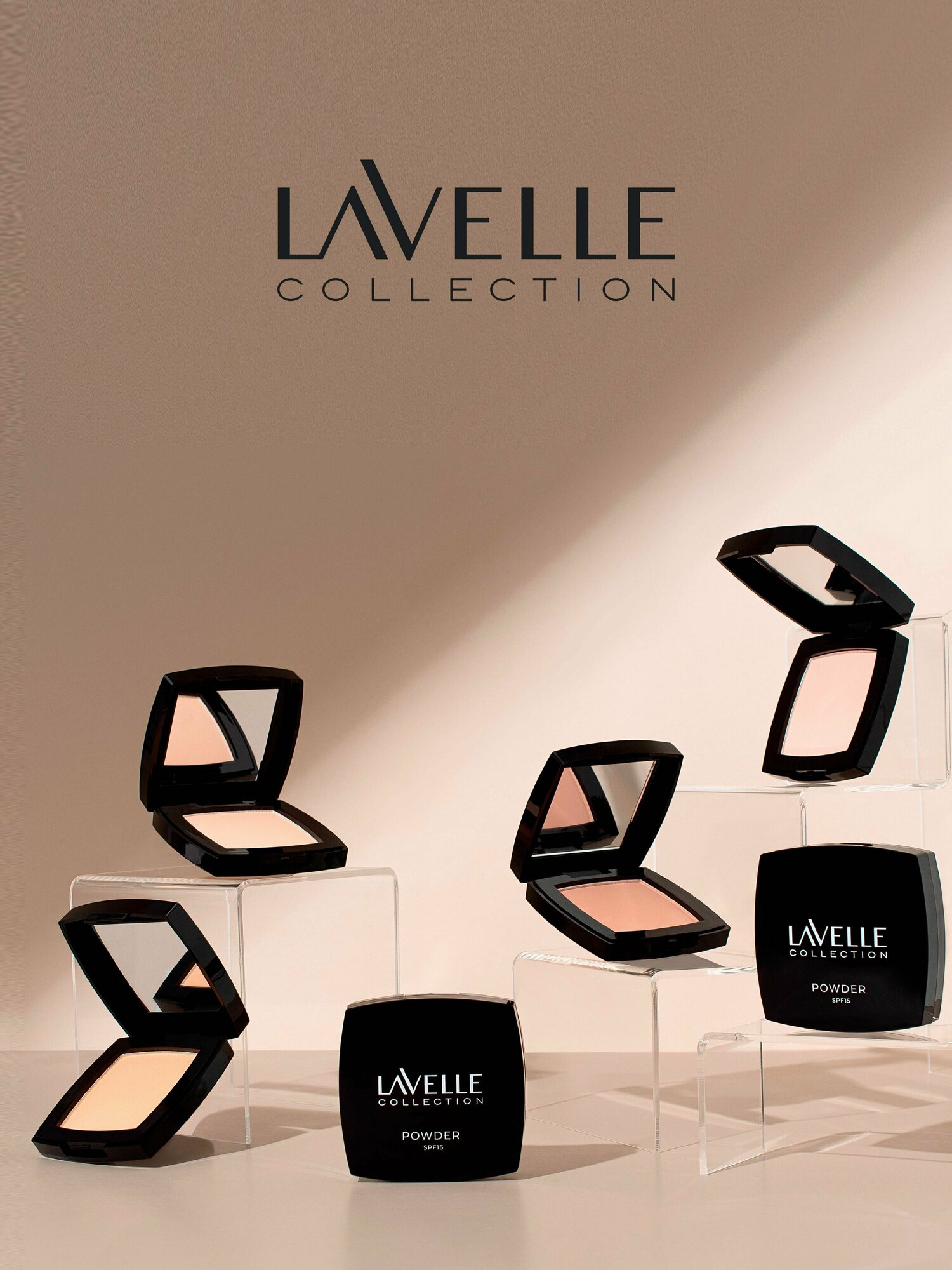 Lavelle Collection пудра для лица PD-14 компактная матирующая тон 04 золотисто-бежевый 53г