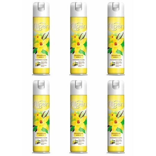 ALPEN Освежитель воздуха Ароматная ваниль, 300мл - 6 штук