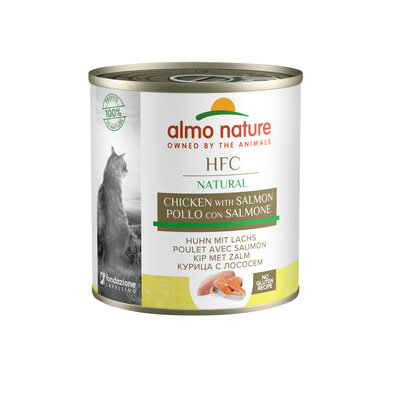 Almo Nature (Алмо Натур) консервы для кошек (classic adult cat ) 280 г с Лососем и Курицей