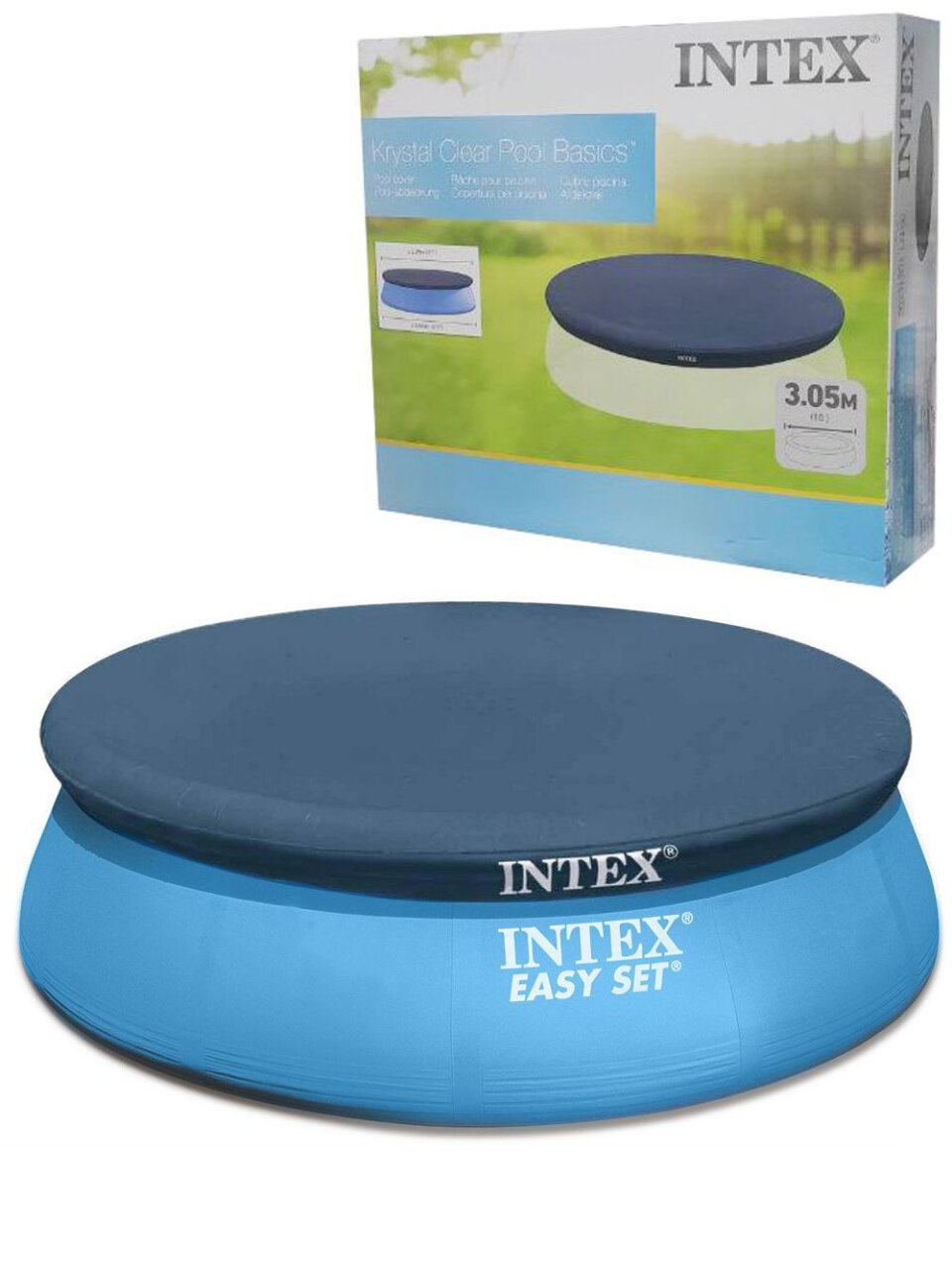 Тент на бассейн INTEX EASY SET , 305х30см - фото №19