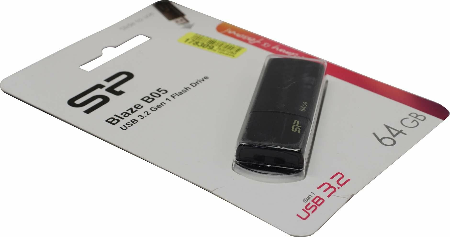 Флешка USB SILICON POWER Blaze B05 32Гб, USB3.0, розовый [sp032gbuf3b05v1h] - фото №20