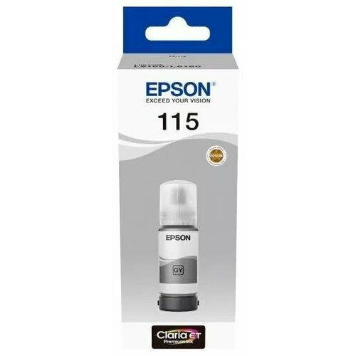 Epson 115 EcoTank Grey ink bottle контейнер epson c13t03y100 001 ecotank ink black 127ml