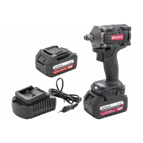 Гайковерт аккумуляторный 21В бесщеточный ударный 12 THORVIK 620 Нм в кейсе BBIW12620 24618₽