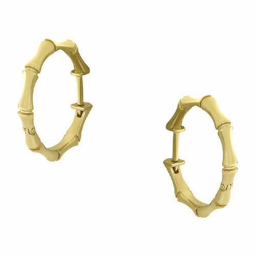 Серьги Style avenue, серебро, 925 проба, золочение, золотой