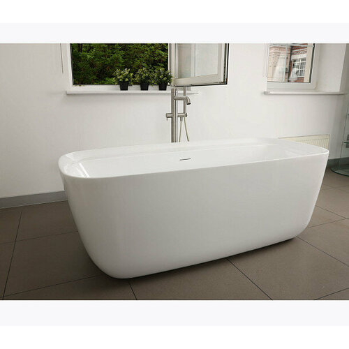 Отдельностоящая ванна HATRIA Y8AH01, акриловая, белая глянцевая, 170х78 см