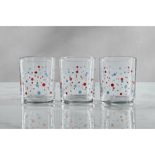 Стаканы Fun mix объем 250 мл стекло набор 3 шт 919₽