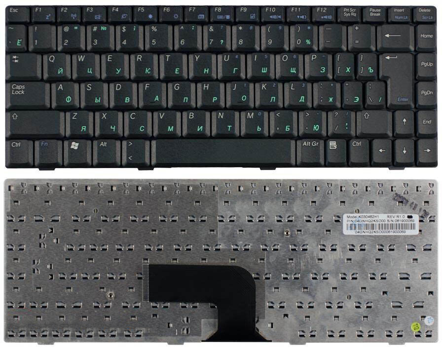 Клавиатура для Asus V022440AS1, русская, черная, версия 1