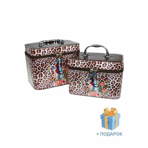 Сундучок для косметики и бижутерии набор 2 шт 1476₽