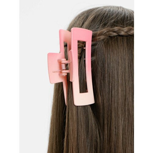 Крабик для волос , Цвет Розовый корейские заколки для волос с цветами матовый большой прочный держатель зажим для волос с цветами заколка краб для волос зажимы для волос